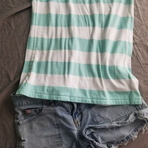 American Eagle Outfitters Mint striped tee